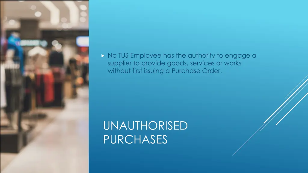 no tus employee has the authority to engage