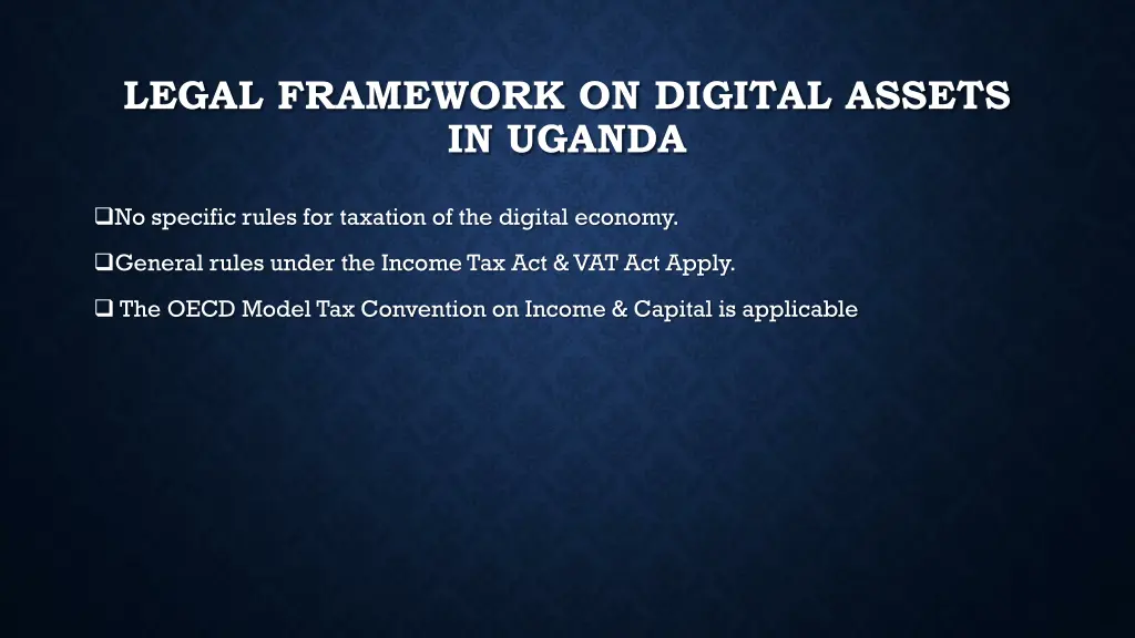 legal framework on digital assets in uganda
