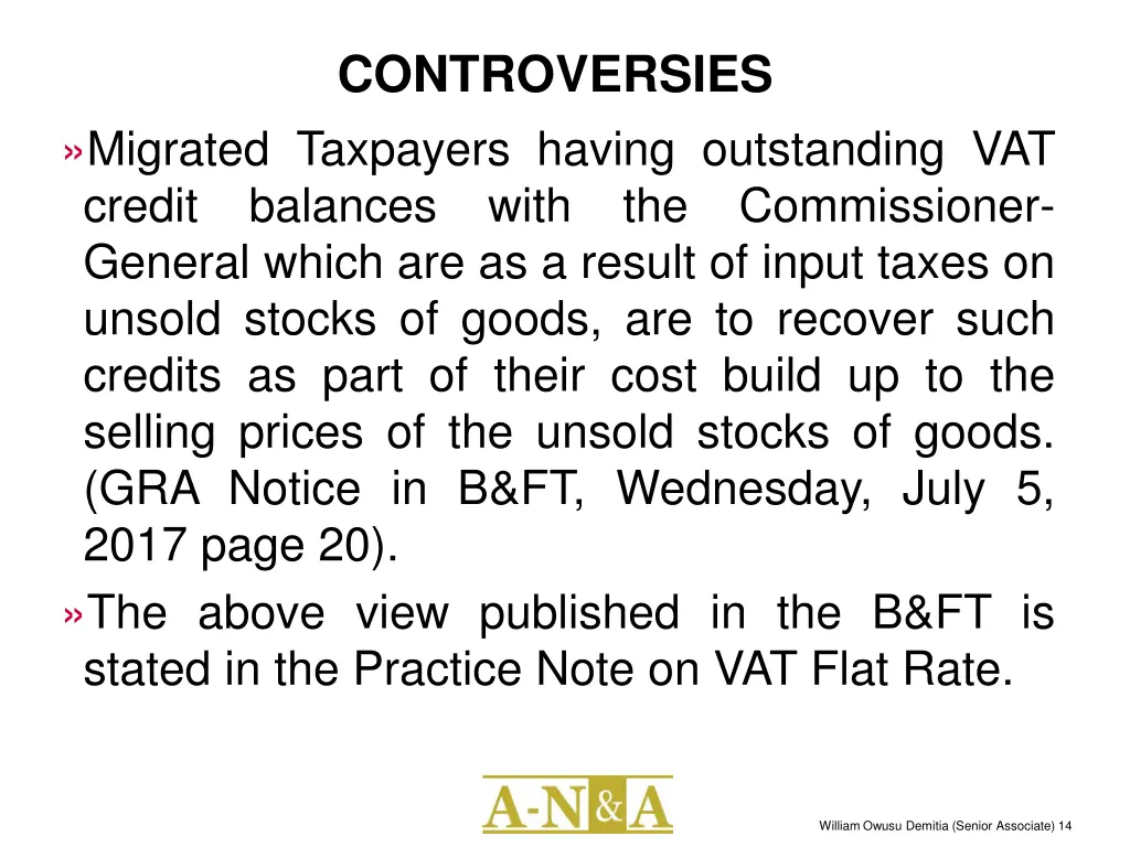 controversies 2