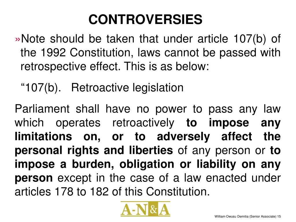controversies 3