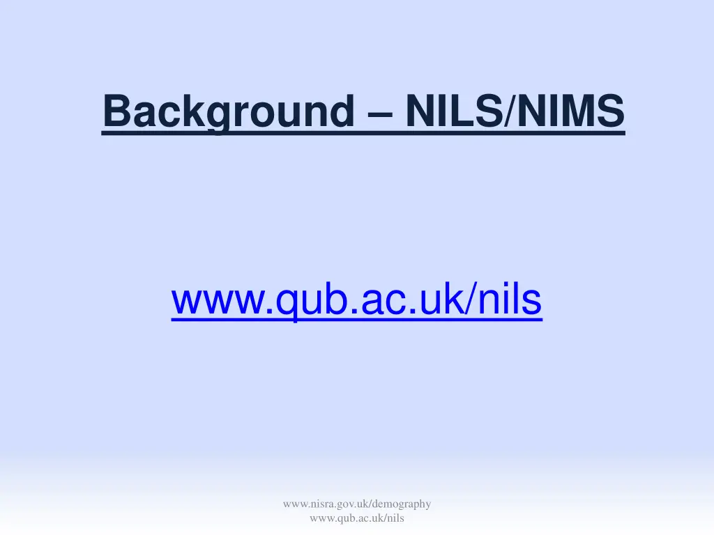 background nils nims