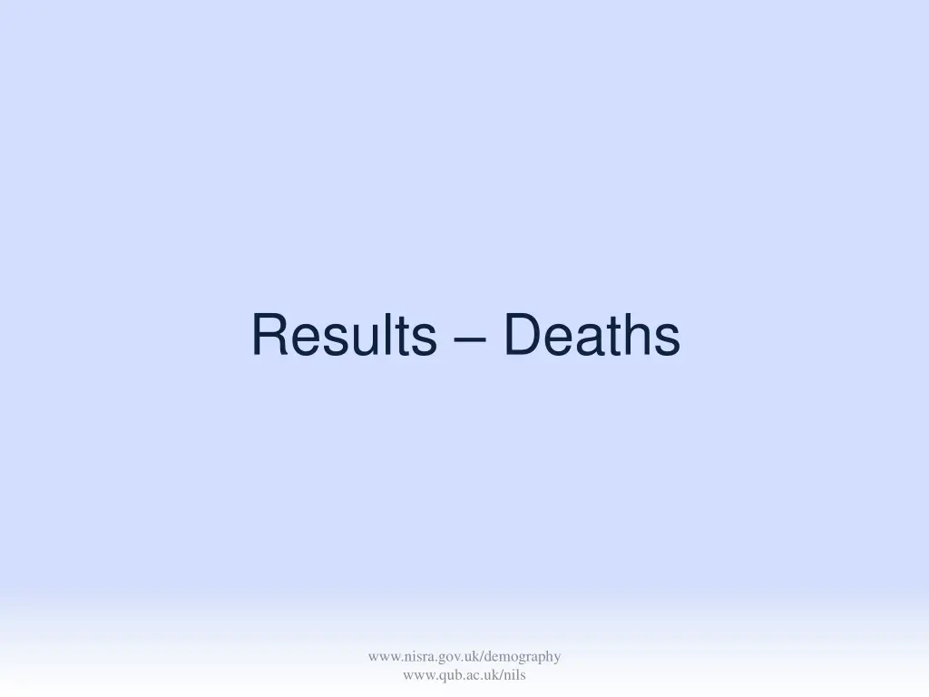 results deaths