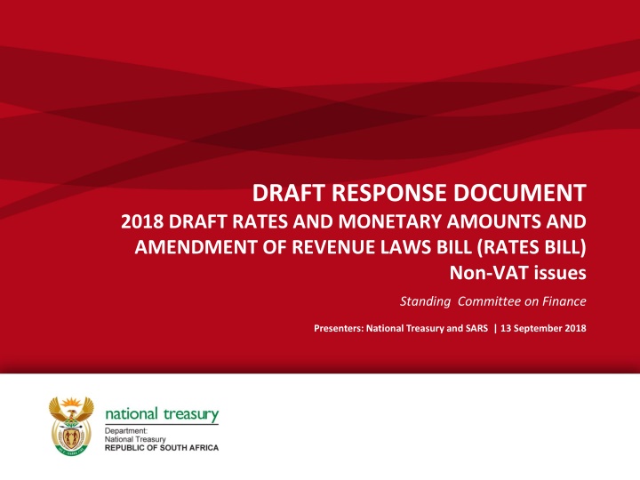 draft response document 2018 draft rates