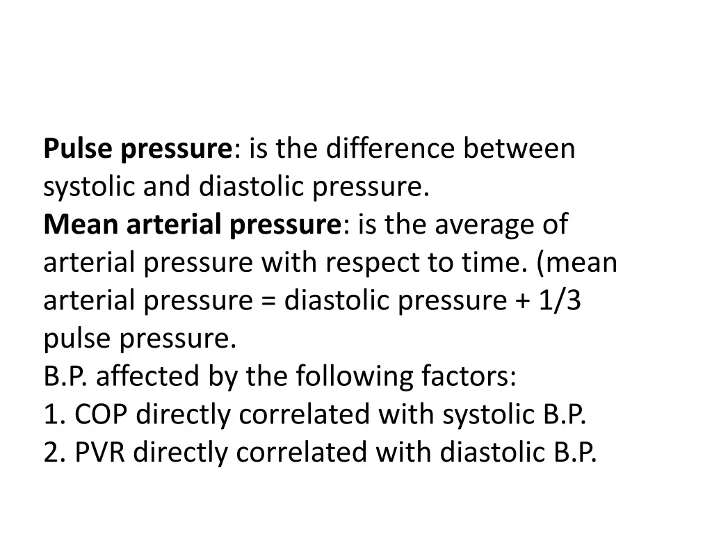 pulse pressure is the difference between systolic