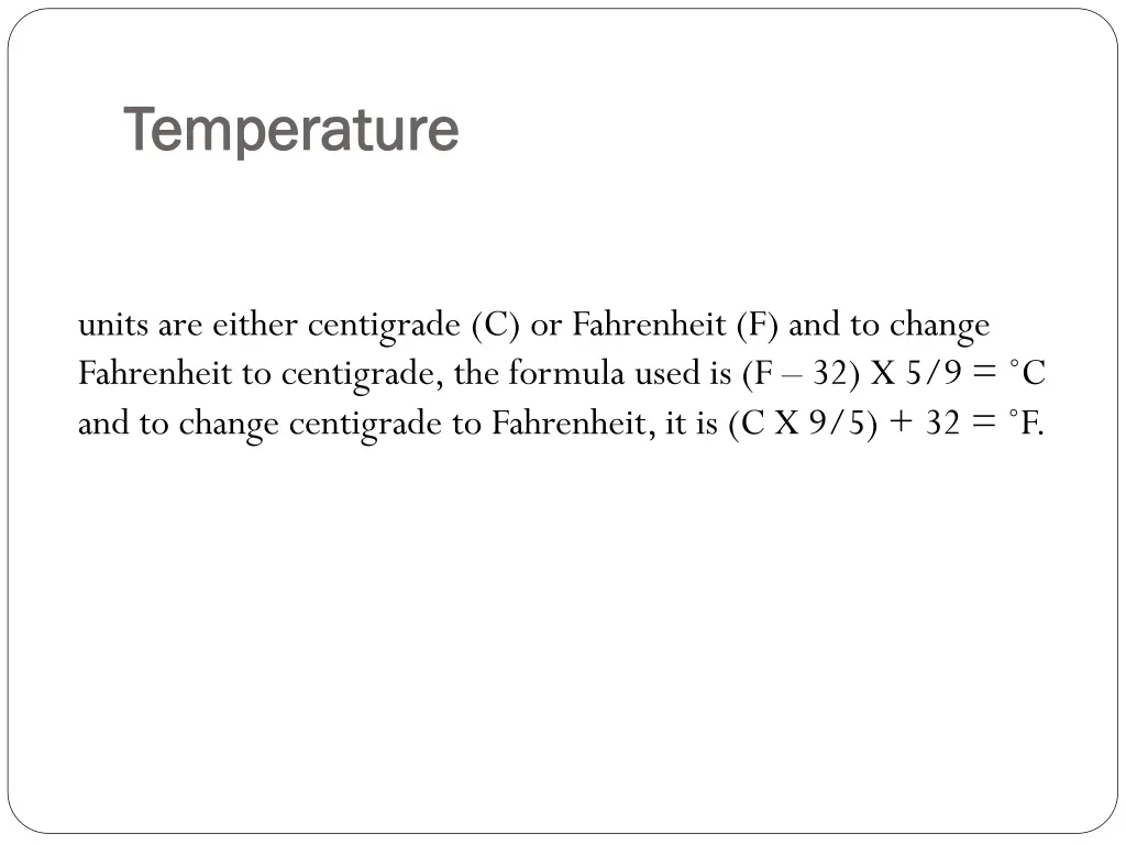 temperature temperature