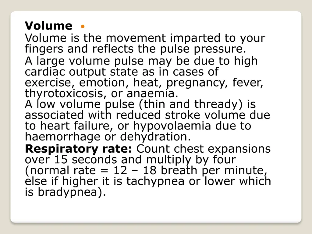 volume volume is the movement imparted to your