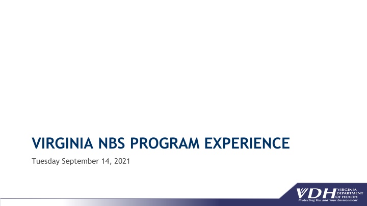 virginia nbs program experience