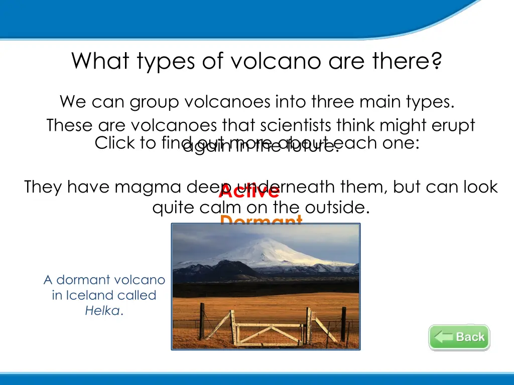 what types of volcano are there 2
