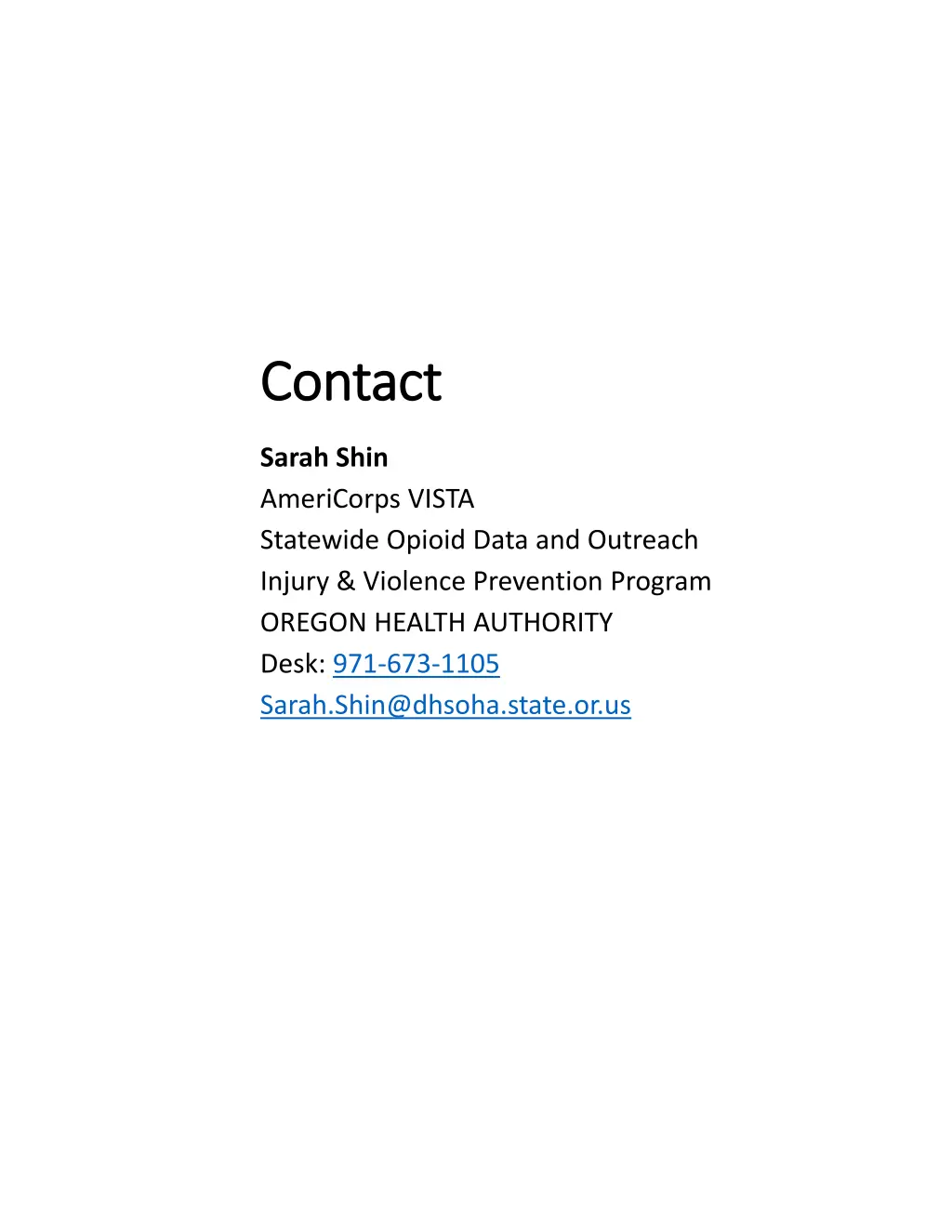 contact contact