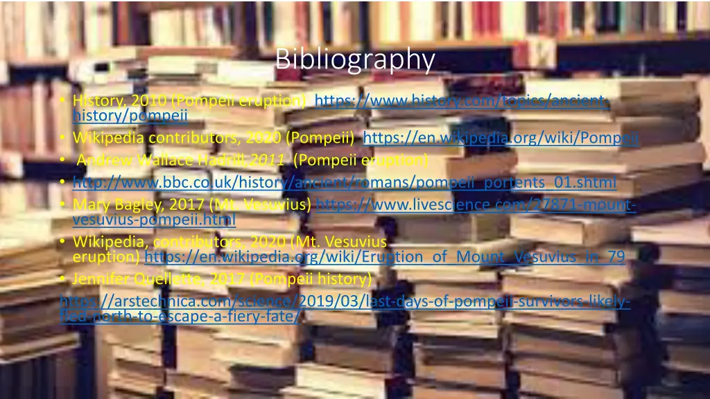 bibliography