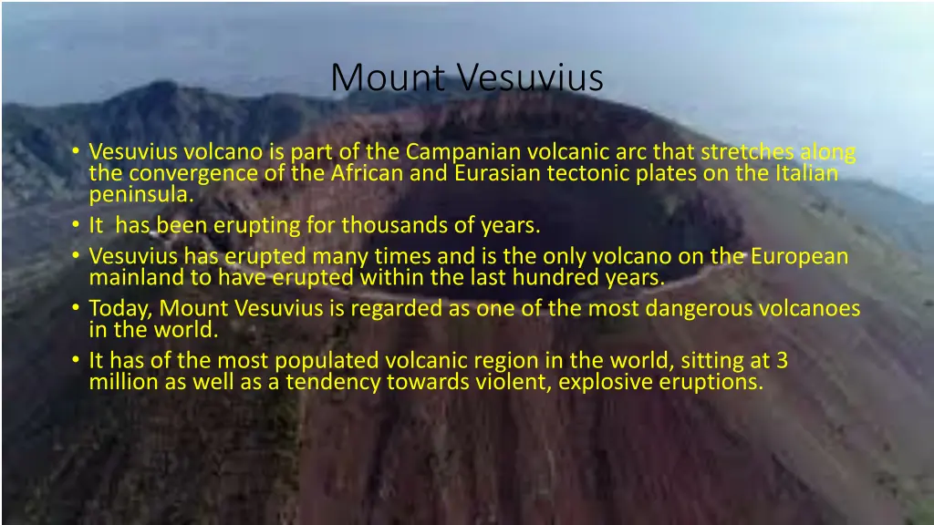 mount vesuvius