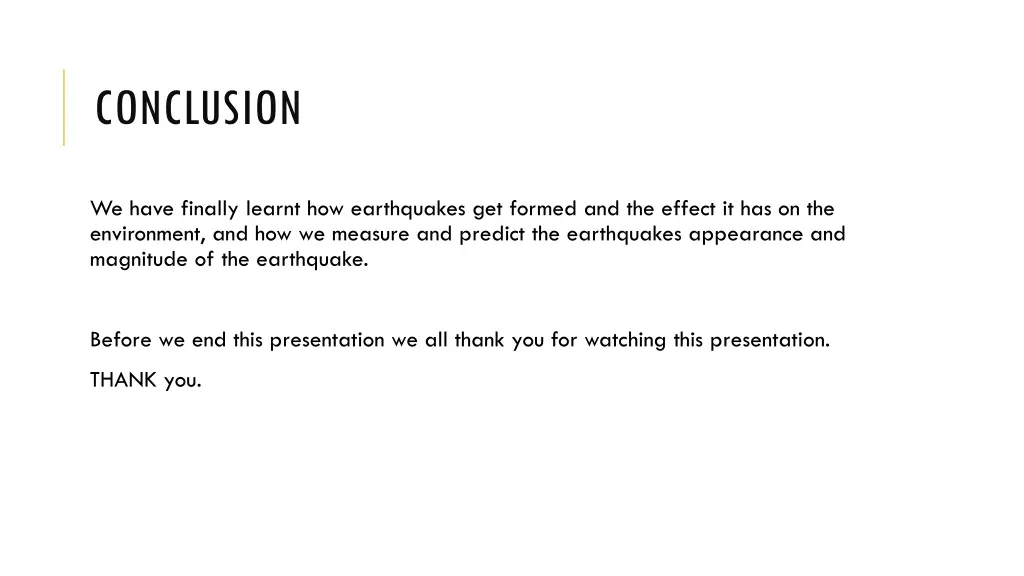conclusion