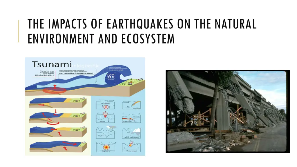 the impacts of earthquakes on the natural