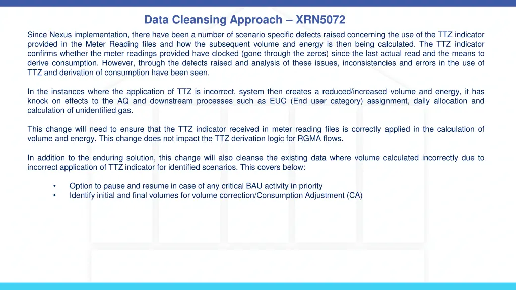 data cleansing approach xrn5072