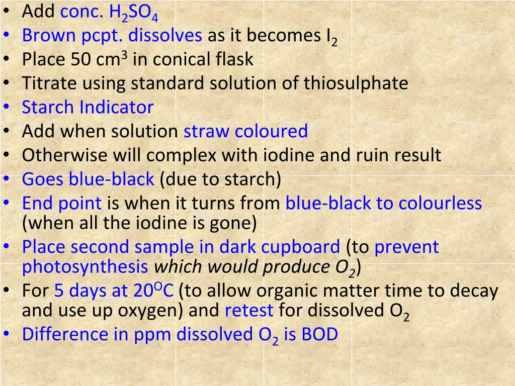 add conc h 2 so 4 brown pcpt dissolves