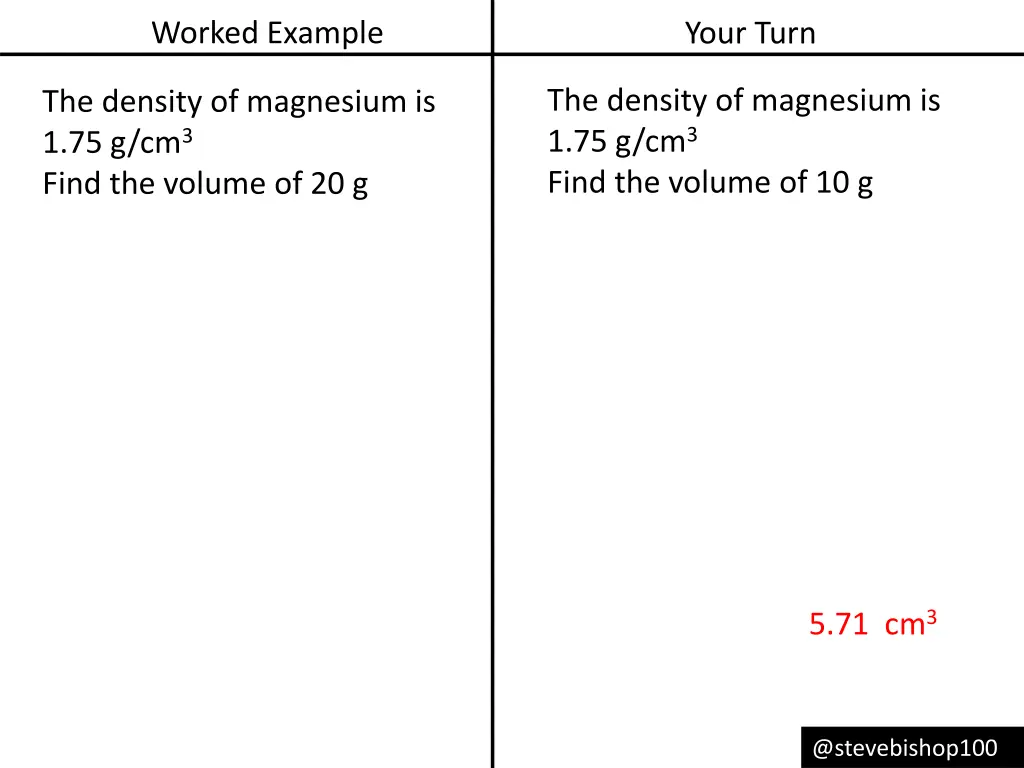 worked example 1
