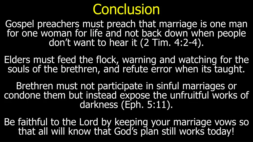 conclusion