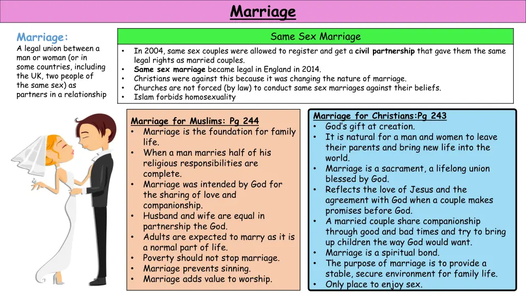 marriage