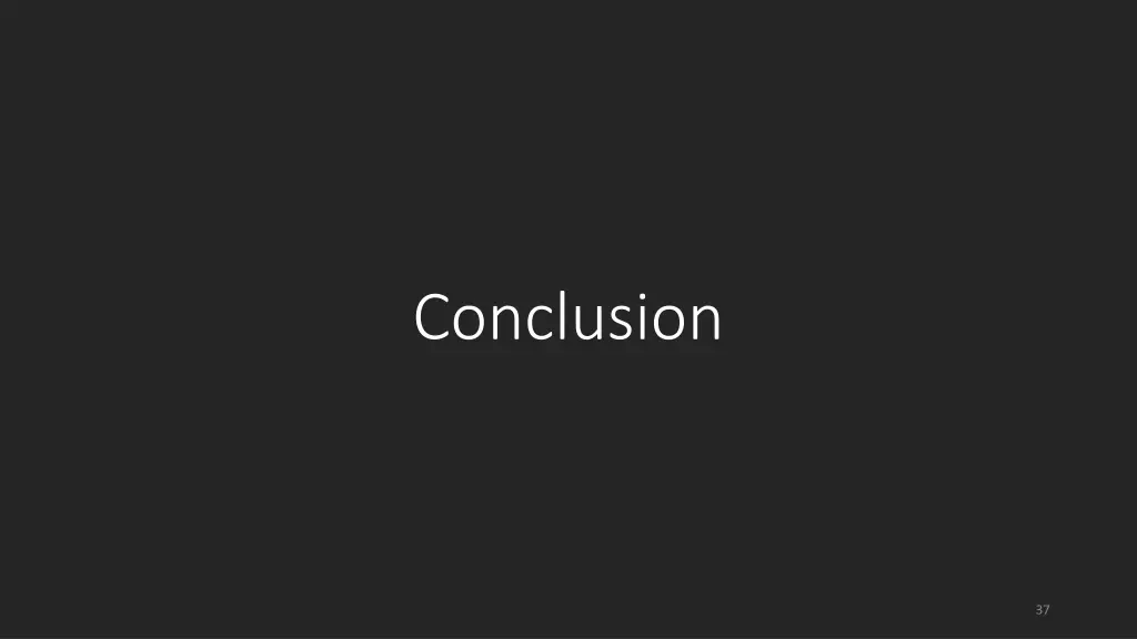 conclusion