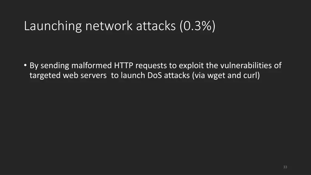 launching network attacks 0 3