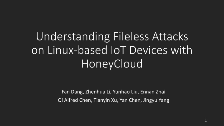 understanding fileless attacks on linux based