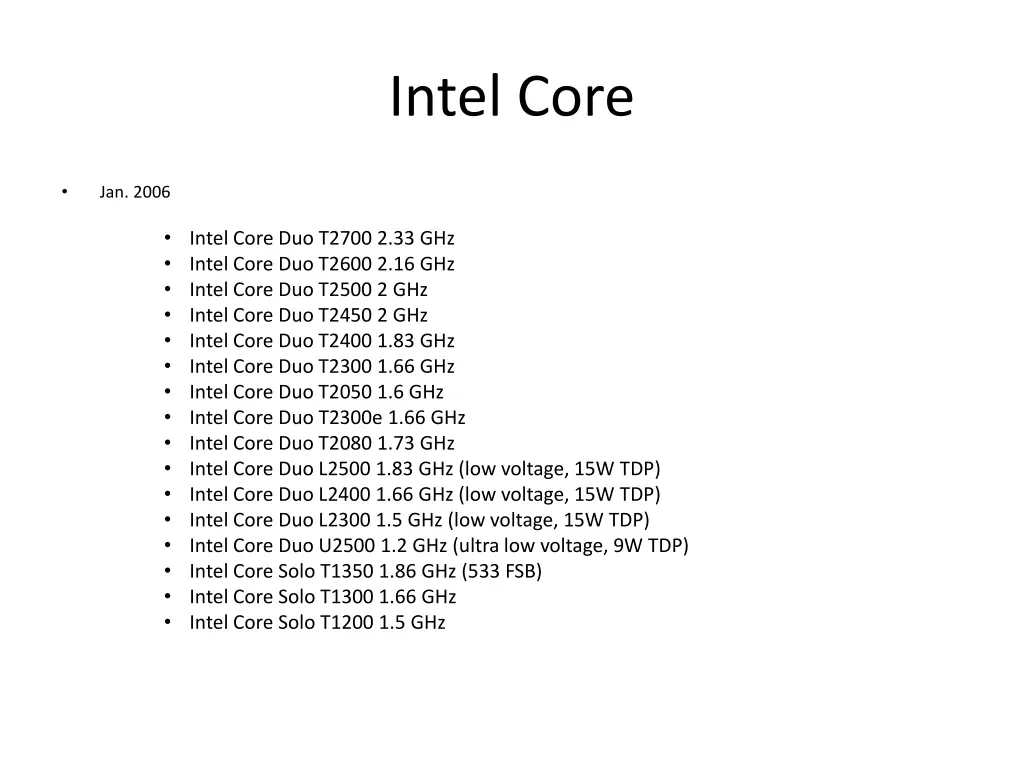 intel core