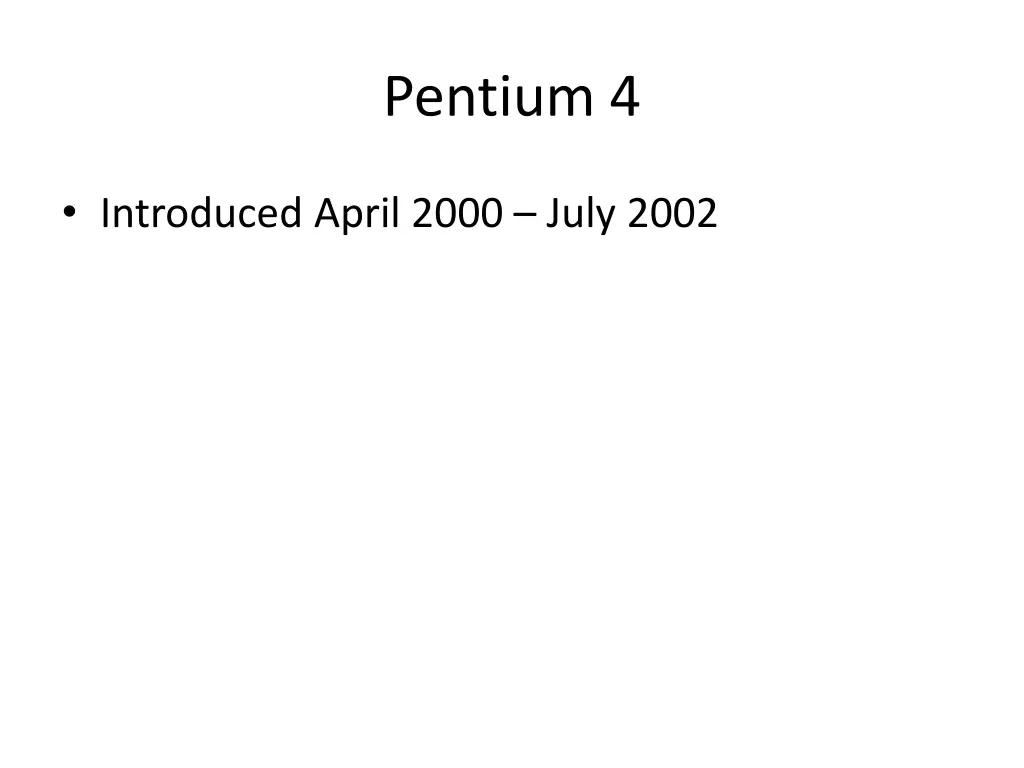 pentium 4