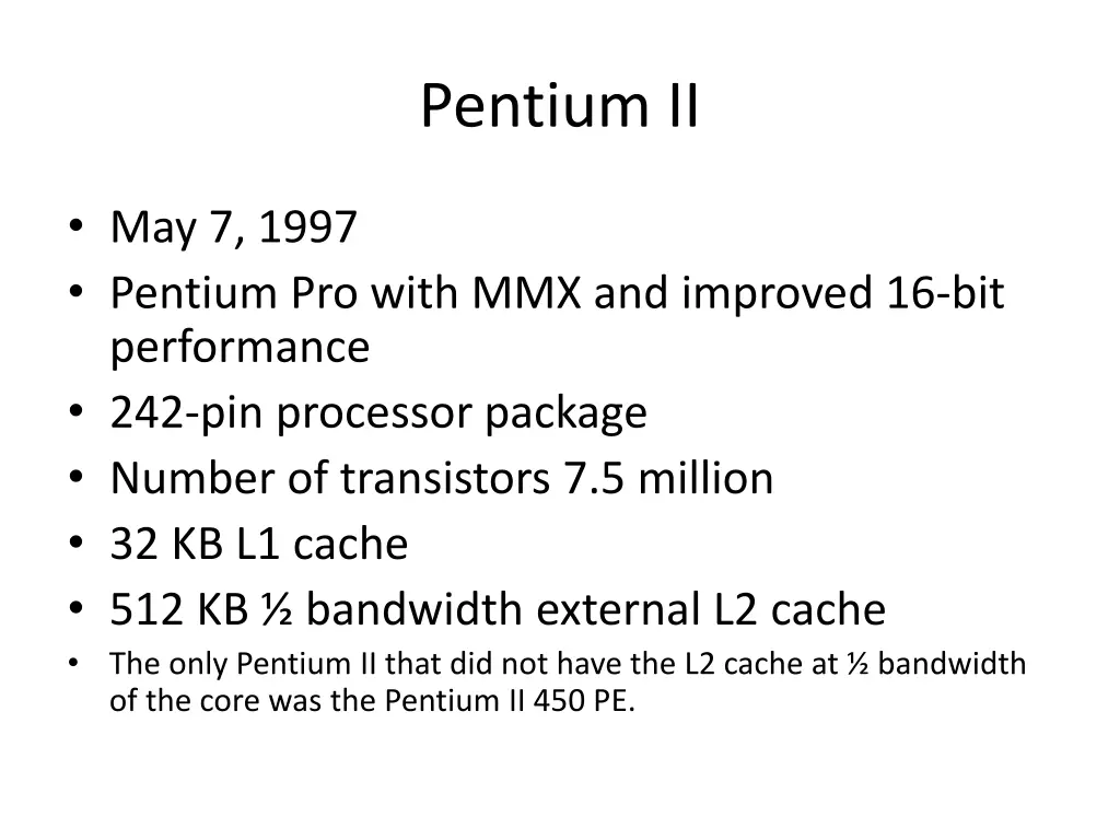 pentium ii
