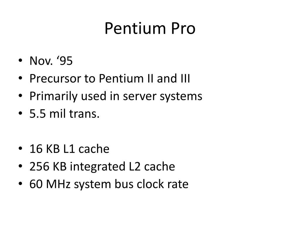 pentium pro