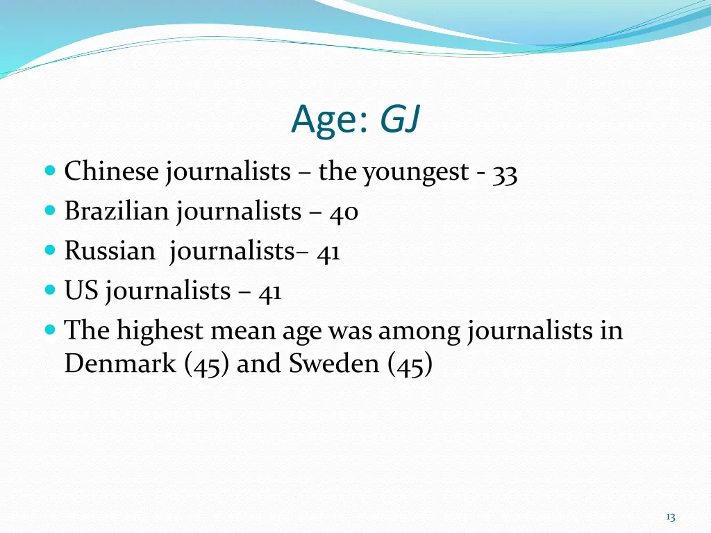 age gj
