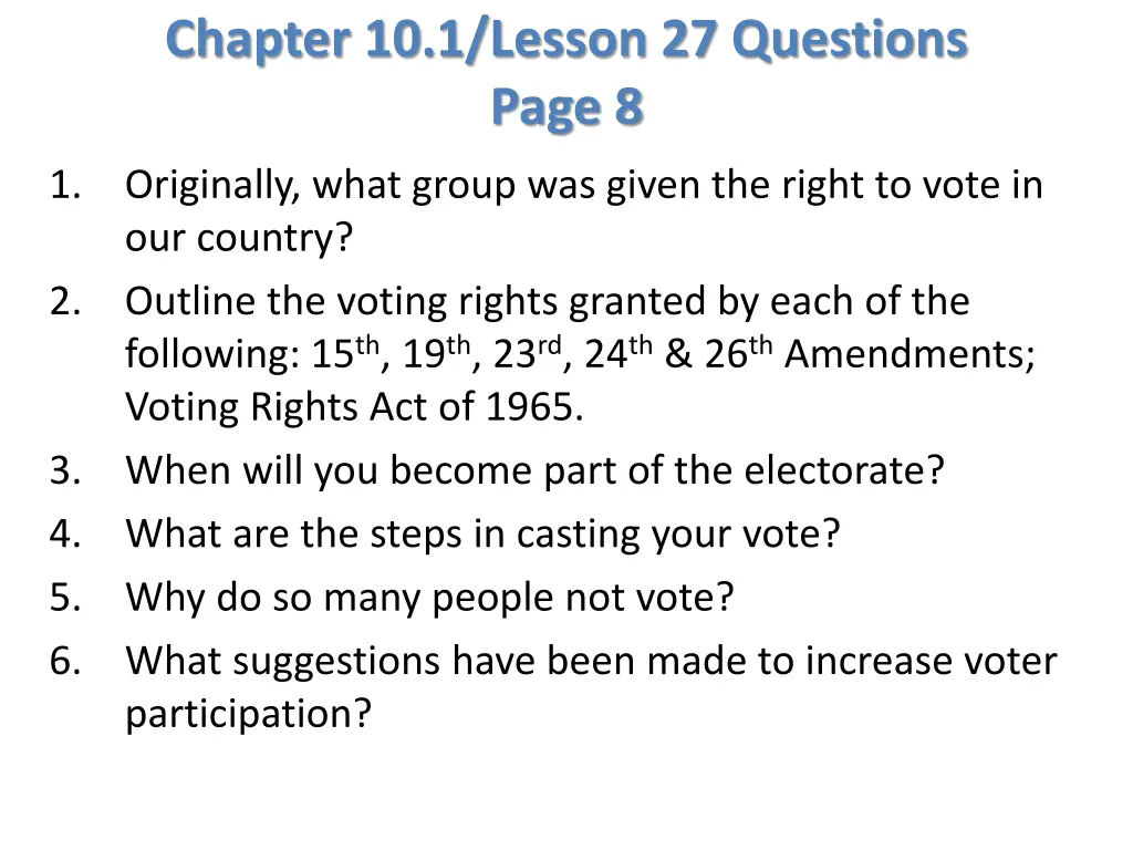 chapter 10 1 lesson 27 questions page 8