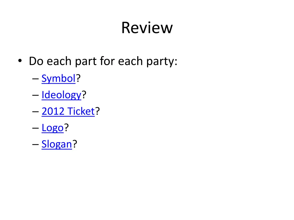 review