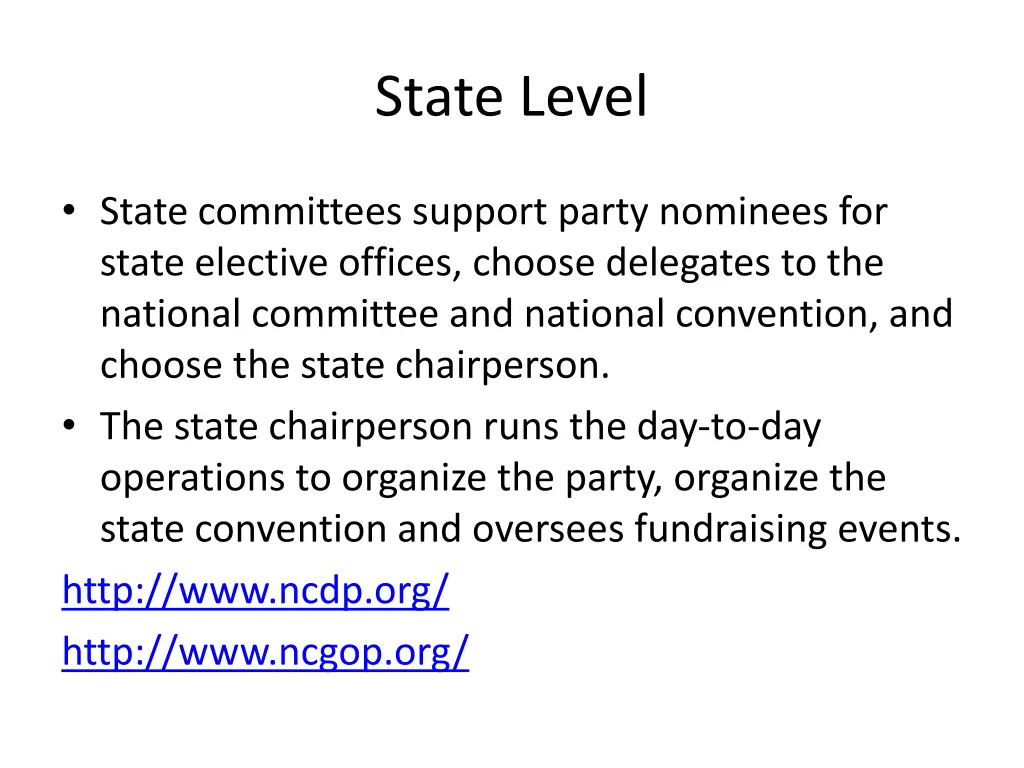 state level