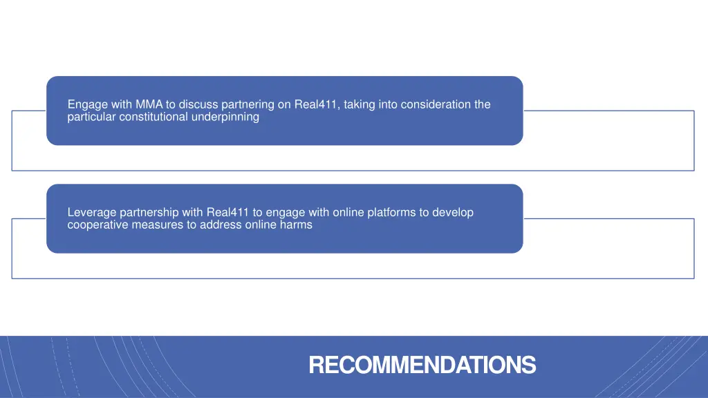 engage with mma to discuss partnering on real411