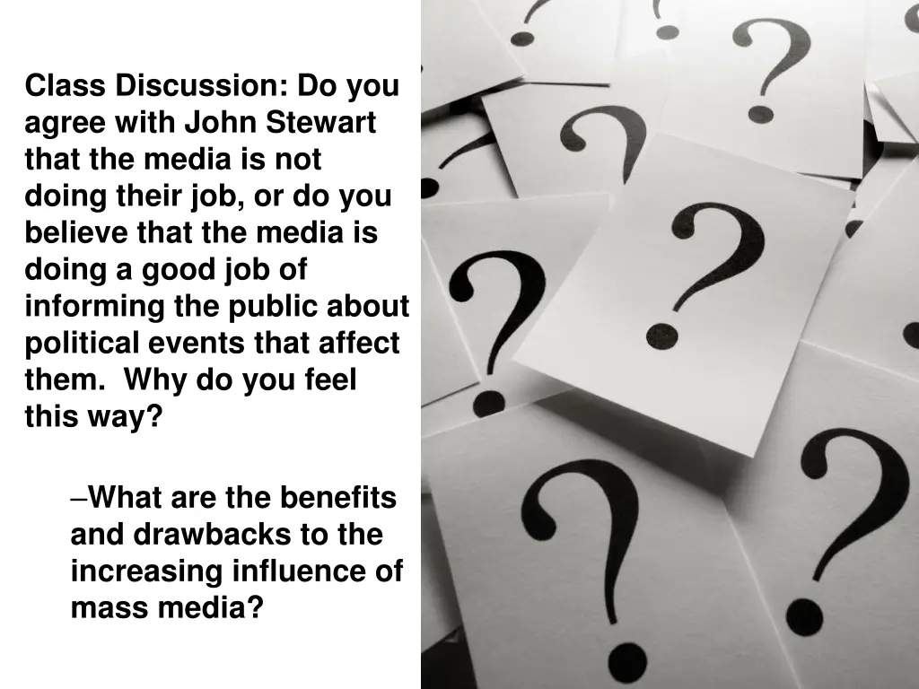class discussion do you agree with john stewart
