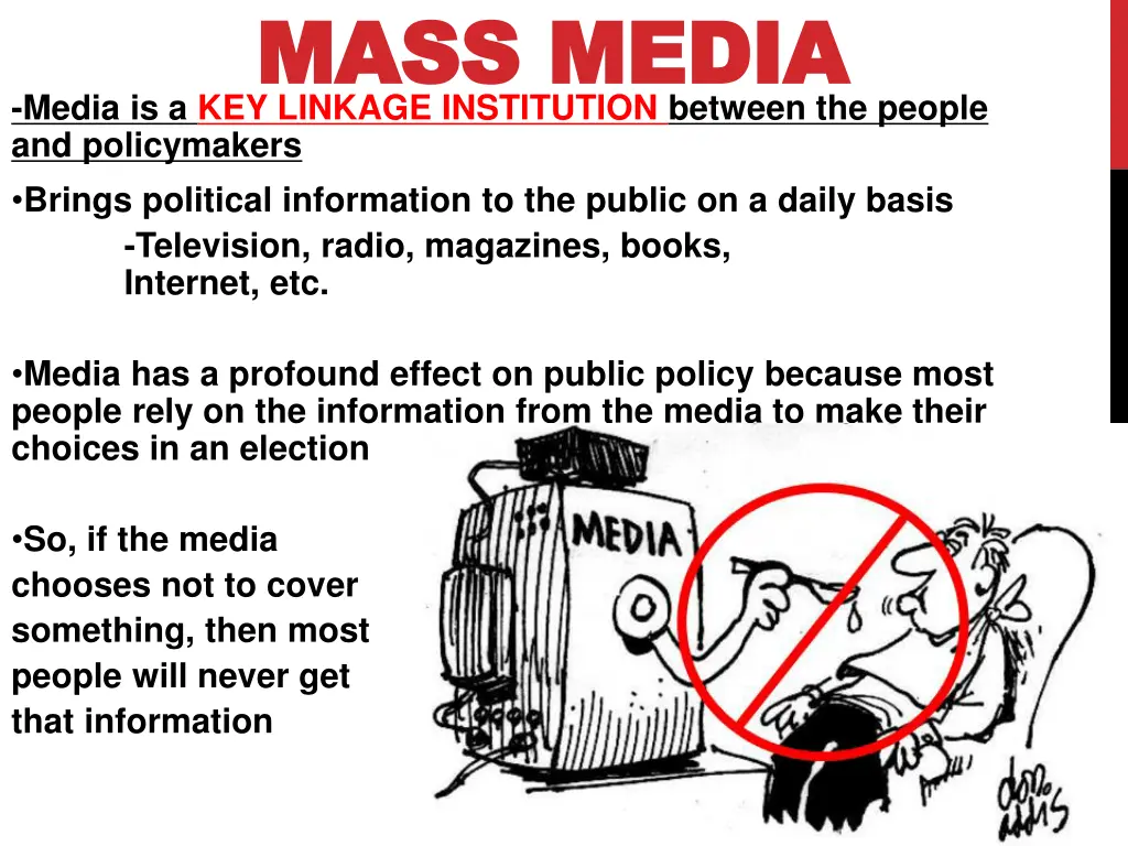 mass media mass media media is a key linkage