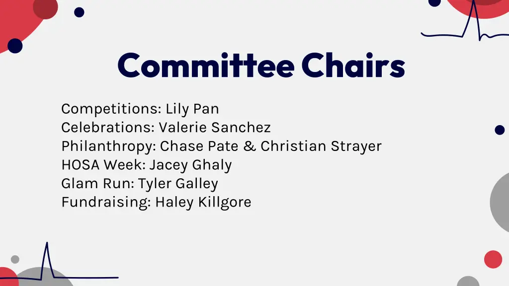 committee chairs