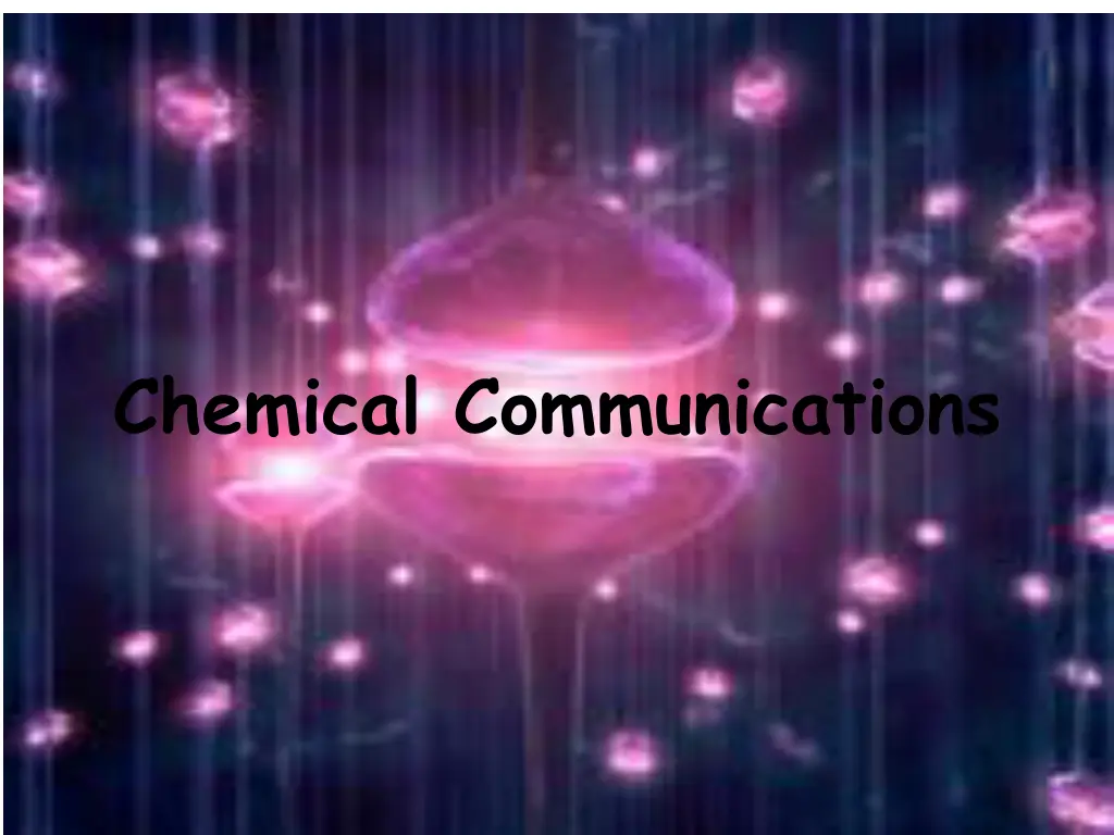 chemical communications