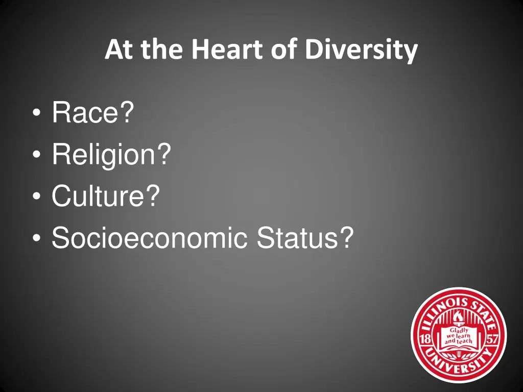 at the heart of diversity