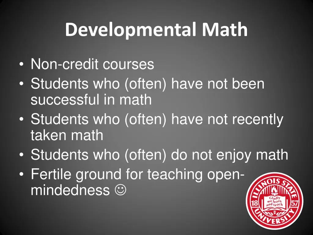developmental math