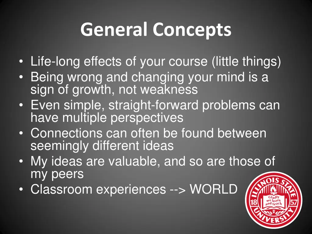 general concepts