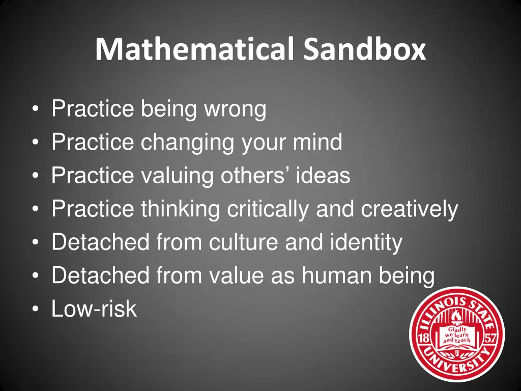 mathematical sandbox