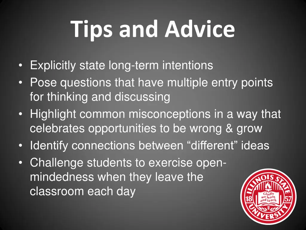 tips and advice