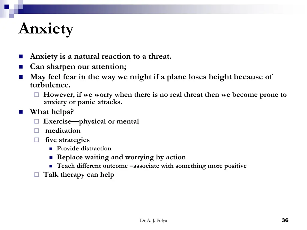 anxiety