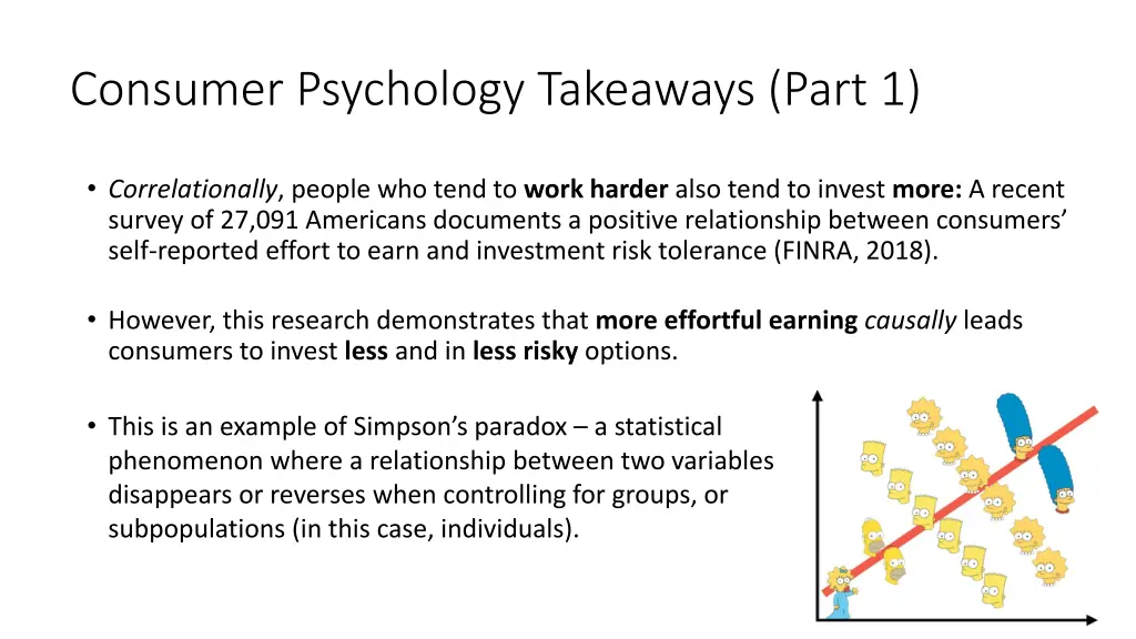 consumer psychology takeaways part 1