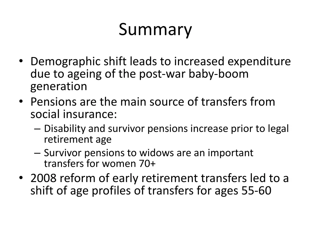 summary
