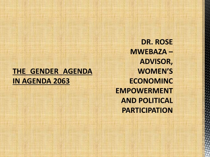 dr rose mwebaza advisor women s econominc