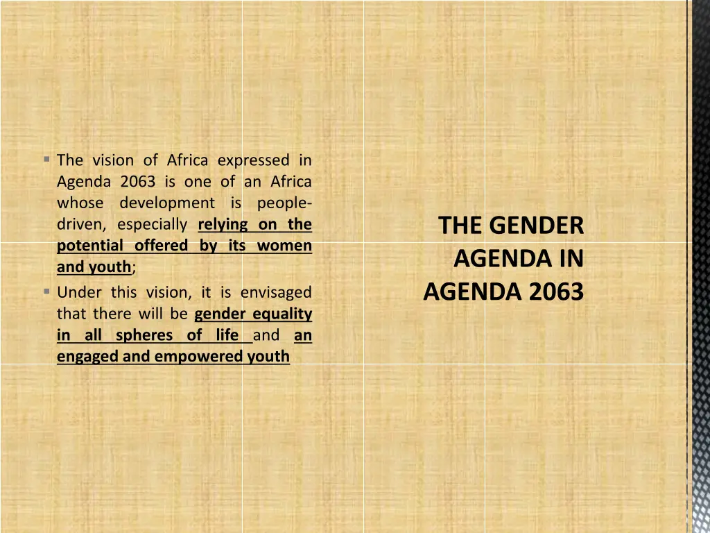 the vision of africa expressed in agenda 2063