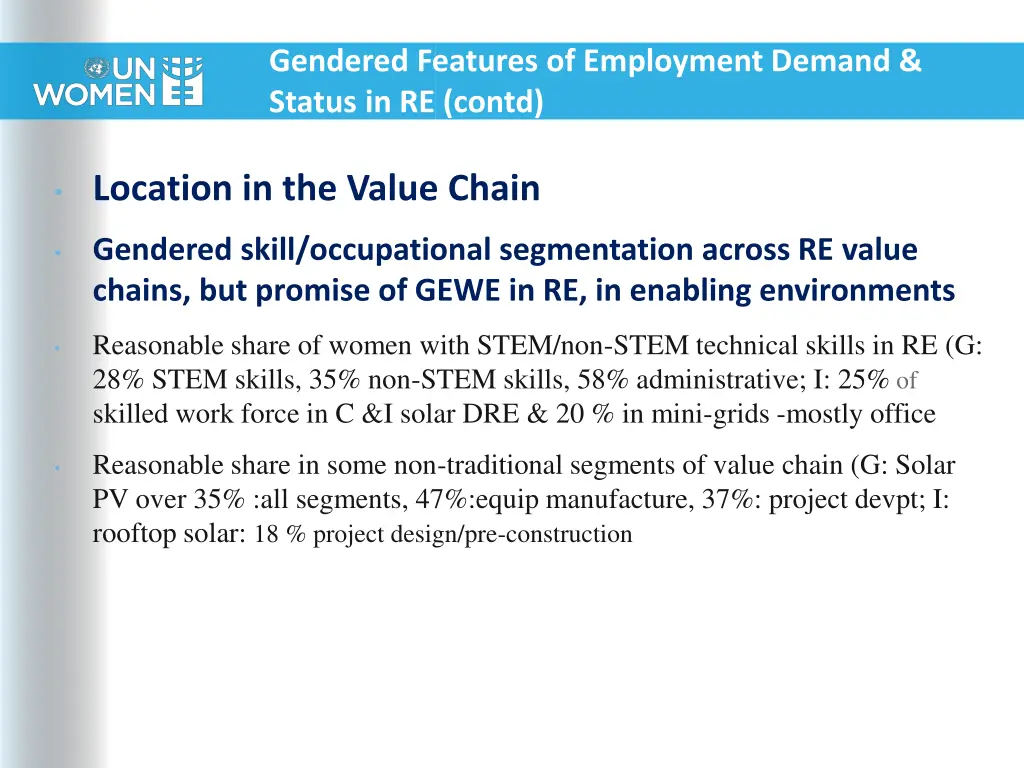 gendered features of employment demand status 2