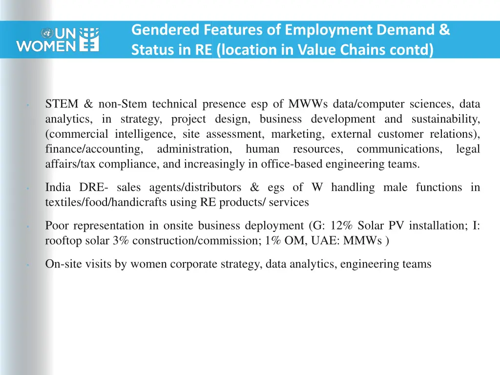 gendered features of employment demand status 3